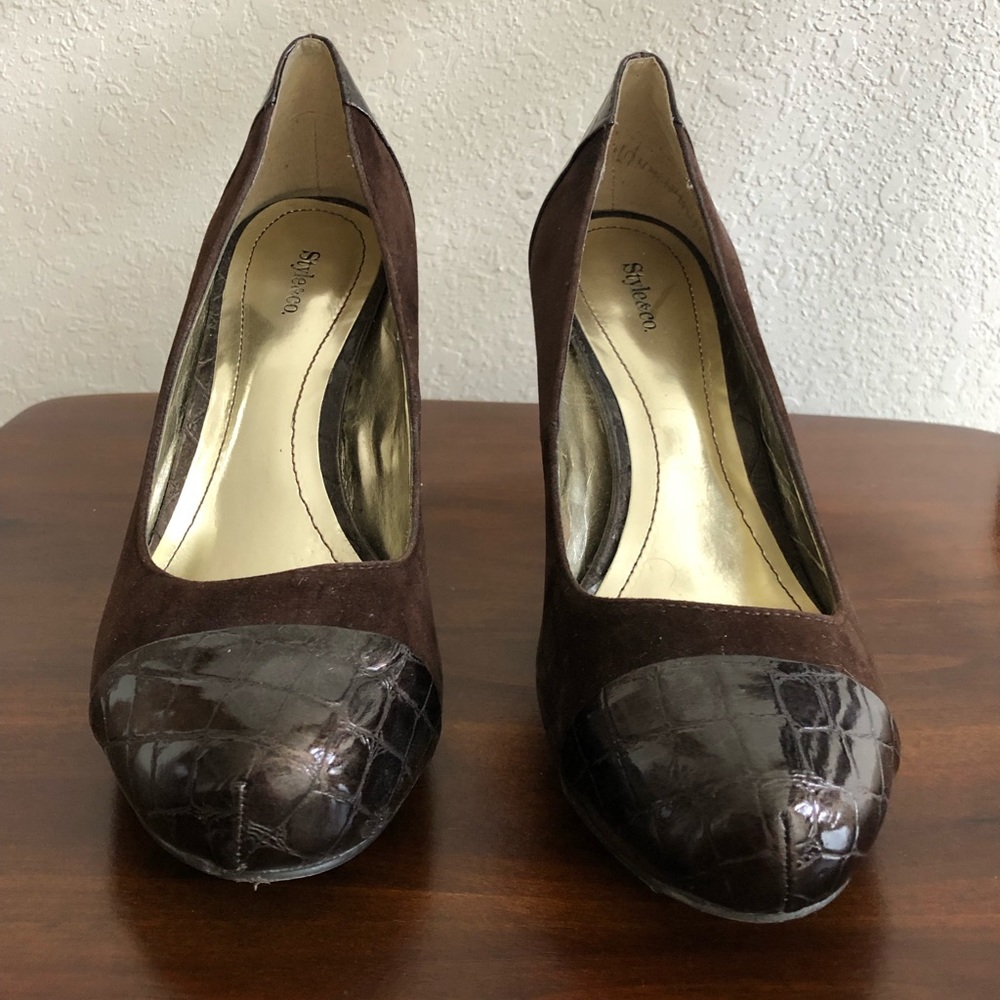 Style&Co Dolores Brown Heels size 7